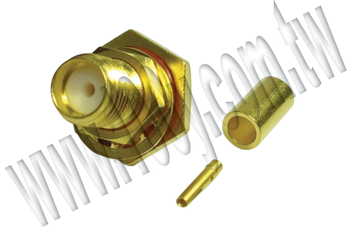 SMA jack , IP67 mated, for RG174,RG316; 11GHz VSWR1.2 - 56986 Product Image