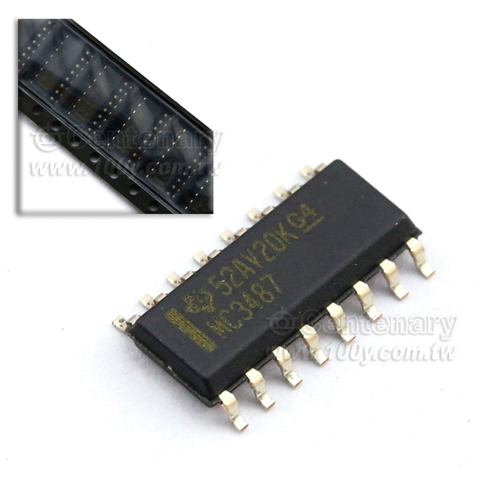 Quadruple Differential Line Driver - 37688 Product Image