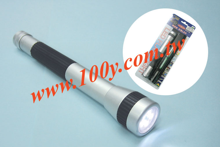 白光手電筒5LED/185mm - 37819 產品圖片