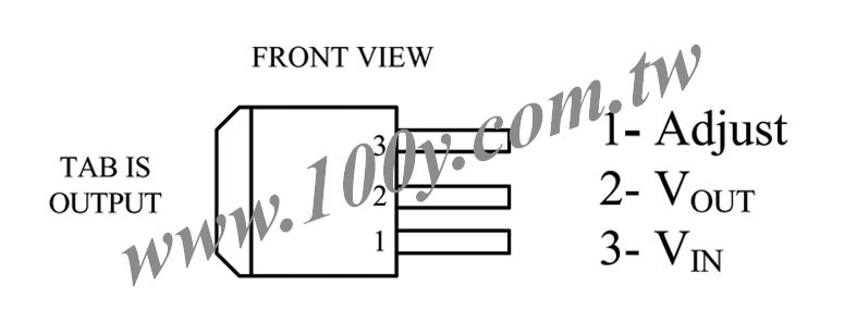 1.5A Low Dropout Voltage Regulator - 40668 Product Image
