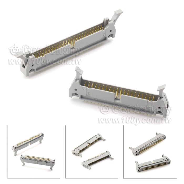 3M_ No.3314  2.54mm 180° Male Headers (Side Latch) - 12702 Product Image