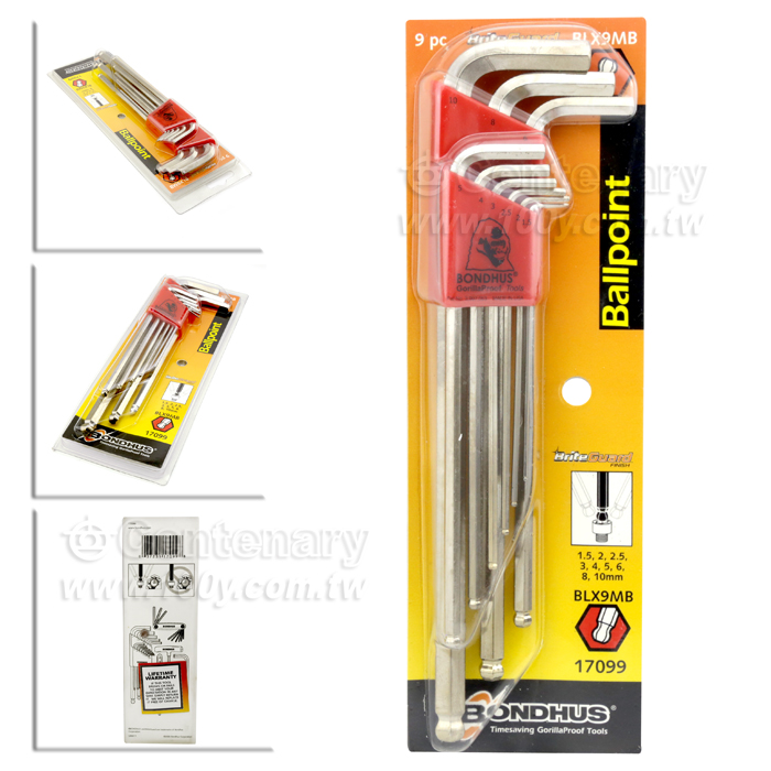 Briteguard Ball End Hex Key Sets-Metric - 40756 Product Image