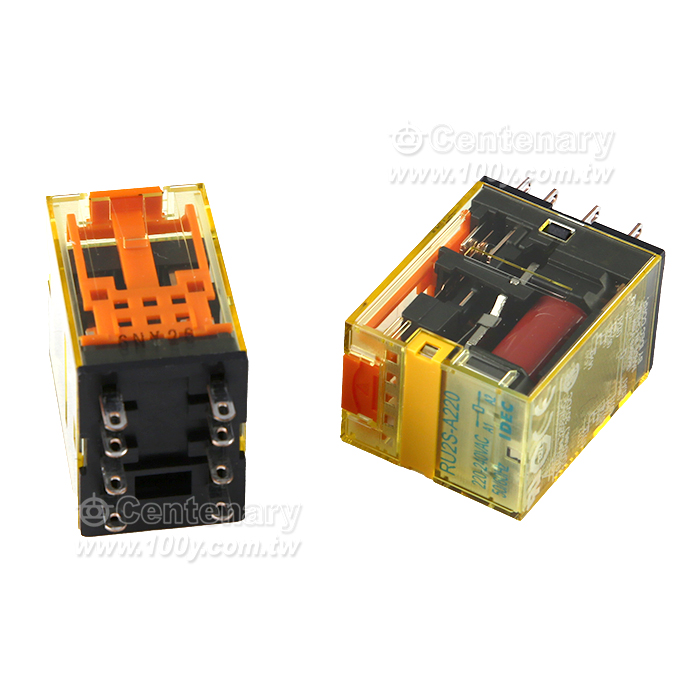 和泉繼電器 DC24V 2開2閉 帶鎖存桿 燈  - 64235 產品圖片
