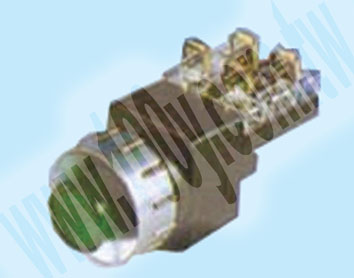 φ25mm護圈霓虹照光按鈕 綠 - 43694 產品圖片