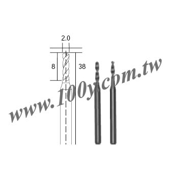 鎢釩鋼細孔鑽頭　2支/組 - 45491 產品圖片