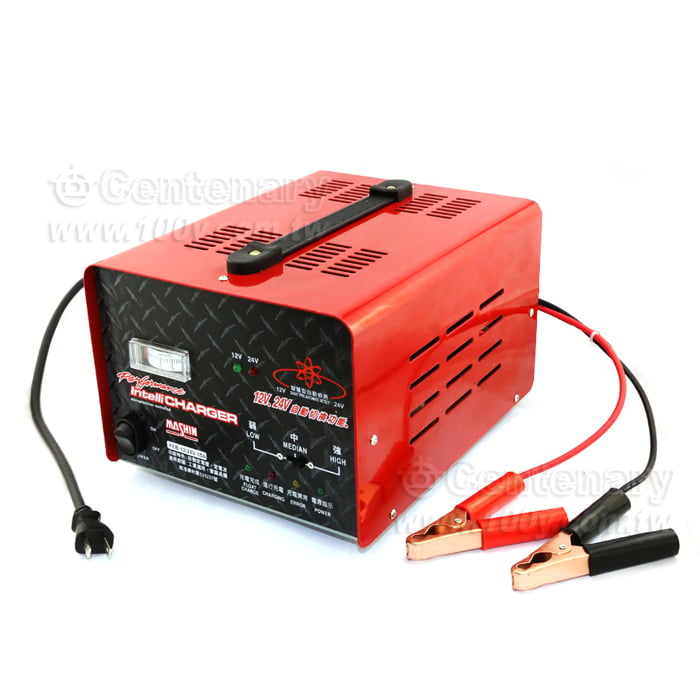 自動偵測電池充電器12/24V 15A