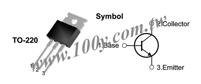 NPN 400Vceo 4A(無鉛) - 47687 產品圖片
