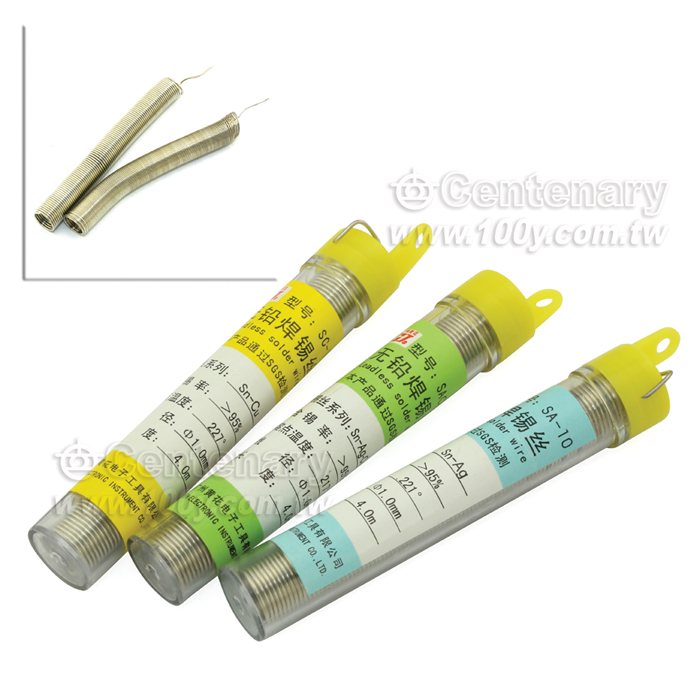 錫銀無鉛焊錫絲 Φ1.0mm 長度: 4.0m - 101057 產品圖片