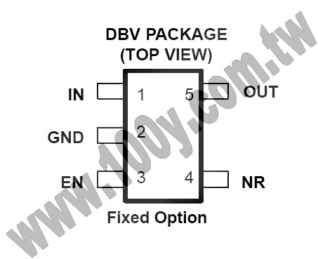 250mA 低壓降 (LDO) 3.3V穩壓器 - 48719 產品圖片