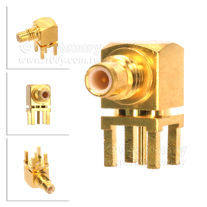 SMC JACK P.C.B.MOUNT RIGHT ANGLE