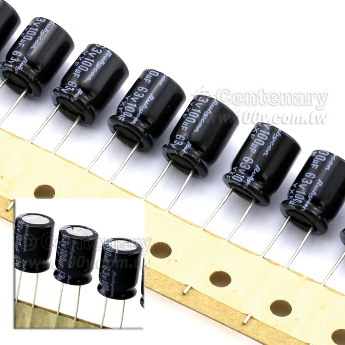 100uF/63V ±20% - 53049 產品圖片