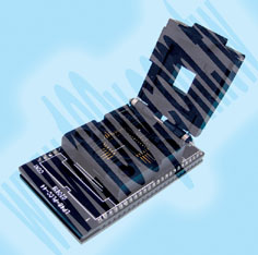 掀蓋式 PLCC44測試座
