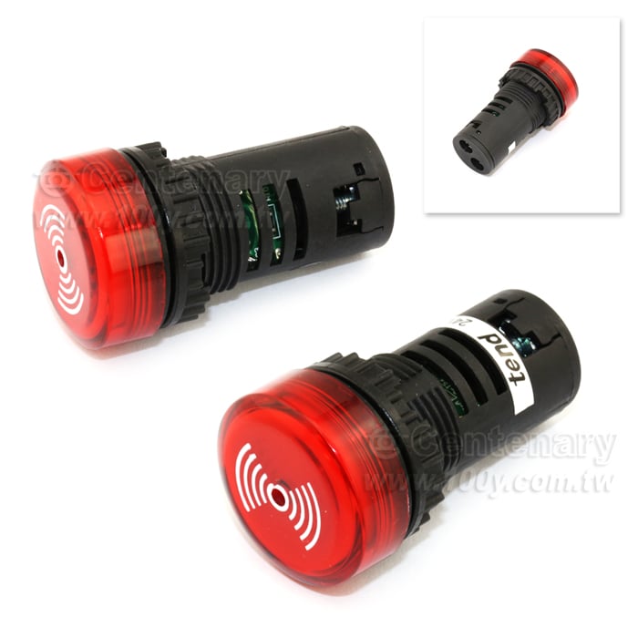 22mm LED指示蜂鳴器 24V (ROHS)