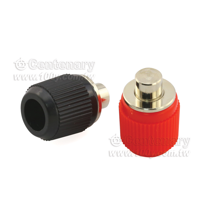 中型端子4mm 紅色只有頭 - 102923 產品圖片