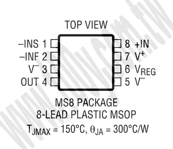 Linear Technology Single Cell to 3.3V Regulated Charge Pump DC/DC Converter - 68119 Product Image