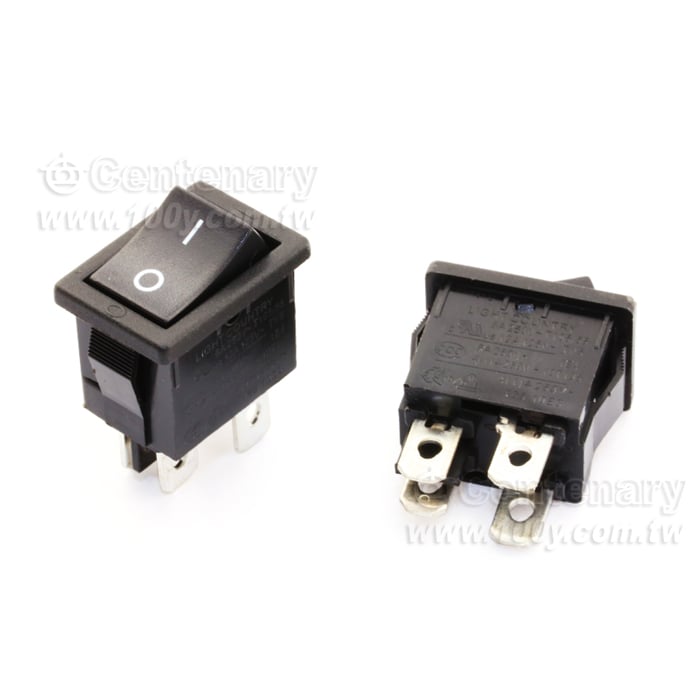 無燈-黑按鈕/黑底 (ROHS) - 52467 產品圖片