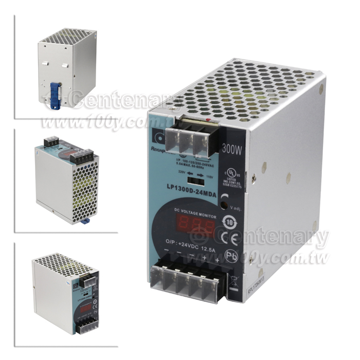 300W單組交換式電供器I/P:110/220V  O/P:24V,12.5A (ROHS) - 53392 產品圖片