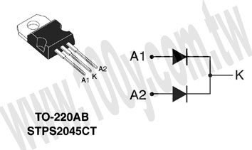 POWER SCHOTTKY RECTIFIER - 53433 Product Image