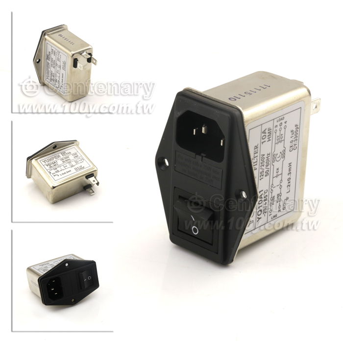 10A 125/250V 開關型濾波器 - 95228 產品圖片