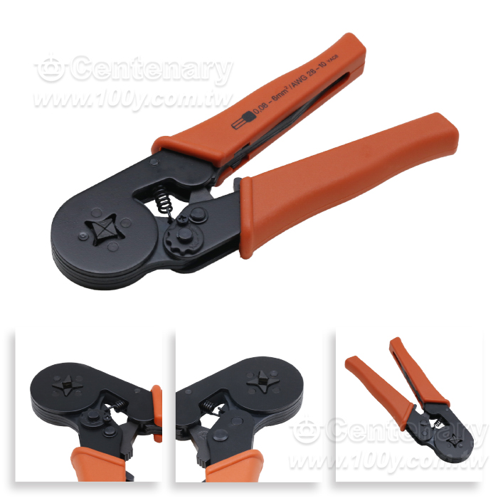 歐式端子鉗-四角壓線鉗 0.08-6mm - 54075 產品圖片