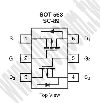 SOT-563 無鉛 - 55708 產品圖片