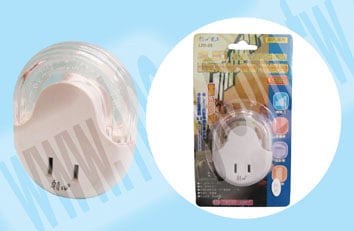 2LED彩虹光控小夜燈
