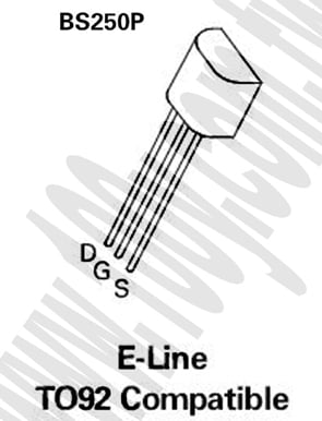 P-Channel Enhancement Mode Vertical DMOS FET