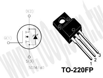 Power MOSFET 20A/600V ROHS - 80445 產品圖片