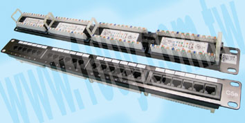 Patch Panel Cat.5e 24Port
