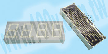 0.56"  4字共陽/紅 650nm/1.8Vf/3.0mcd【ROHS】 - 59327 產品圖片