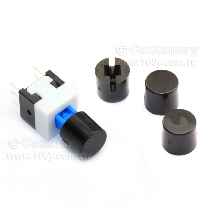 圓型黑色開關蓋(ROHS) - 46669 產品圖片