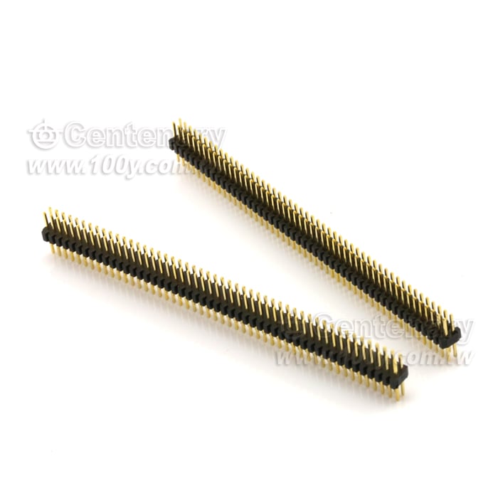 1.27mm Male Headers(Gold)-Double Row - 60774 Product Image