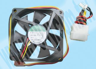 12VDC/2.1W 三線式風扇【RoHS】 - 62049 產品圖片