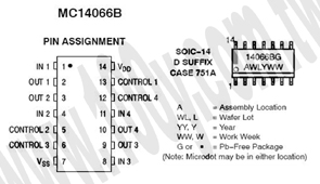Quad Analog Switch/Quad Multiplexer - 42011 Product Image