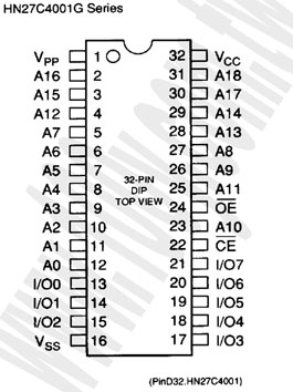 4 MBIT (512KB X8) UVE  EPROM - 18408 Product Image