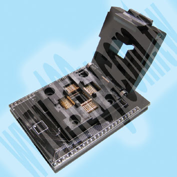 QFP-44PIN 掀蓋式轉接座