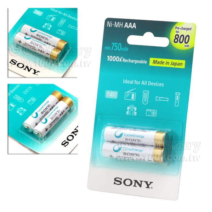 SONY_Nickel Hydride, Rechargeable Battery
