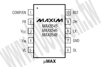 Wide Input Range, Step-Down Controllers with Foldback Current Limit - 42543 Product Image