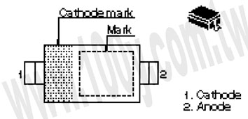 Silicon Schottky Barrier Diode for Various detector,High speed switching - 49766 Product Image