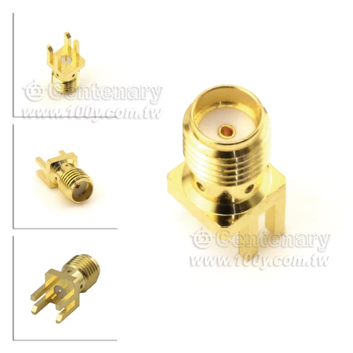 SMA(F)適合1.59mm板材   18GHz VSWR1.2 - 61913 產品圖片