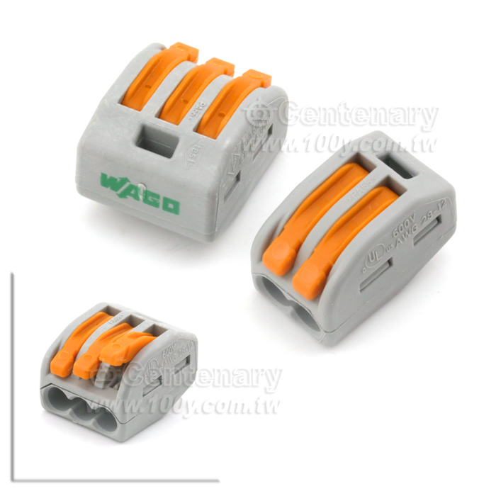 Compact Connector 3-wire connector with lever - 65261 Product Image