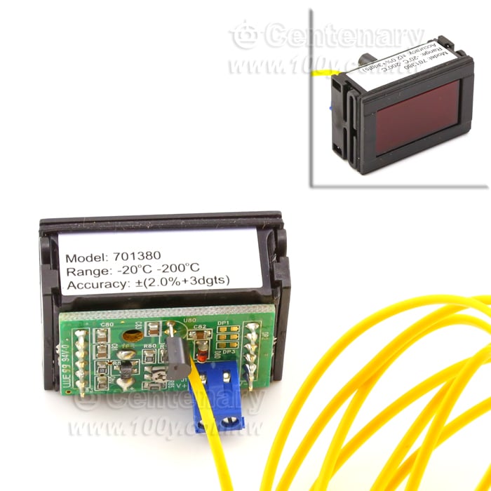 LED 溫度錶頭12V  -20-200℃ - 65555 產品圖片