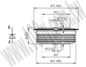 ABB_Rectifier Diode - 66611 Product Image