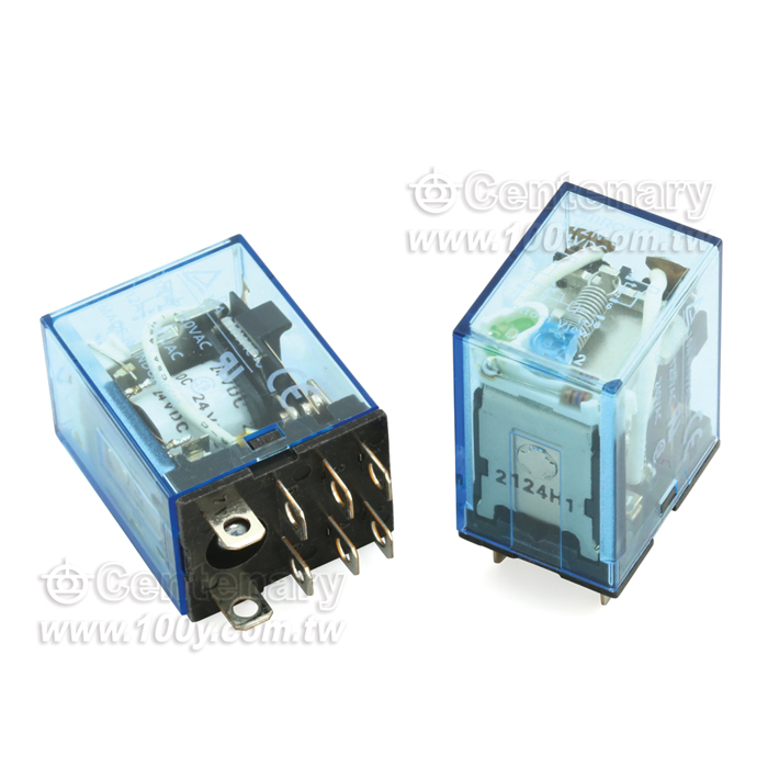 功率繼電器+LED (DPDT)  AC110V - 41582 產品圖片