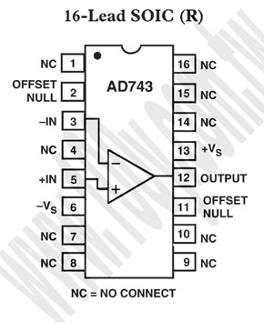 Ultralow NoiseBiFET Op Amp - 67152 Product Image