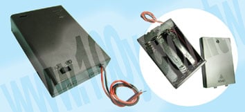 3號3只電池盒附蓋附SW(帶線式) - 67754 產品圖片