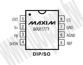 12V or Adjustable, High-Efficiency, Low IQ, Step-Up DC-DC Controller - 68447 Product Image