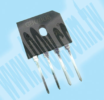 RECT BRIDGE GPP 600V 8A GBU - 71122 產品圖片