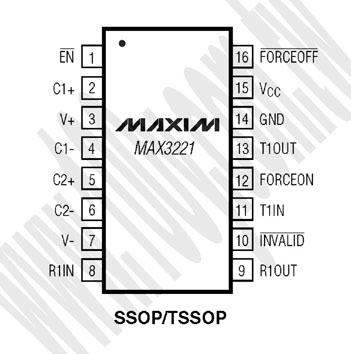 1μA Supply-Current, True +3V to +5.5V RS-232 Transceivers with AutoShutdown - 72562 Product Image