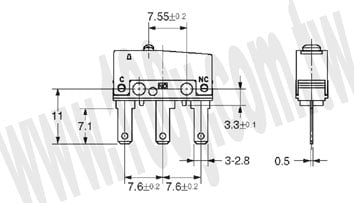 Snap Action Switch - 72328 Product Image